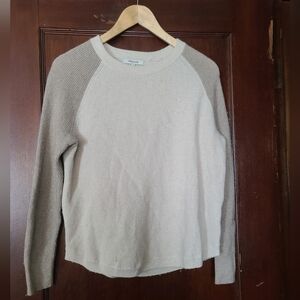 Madewell waffle knit sweater size small